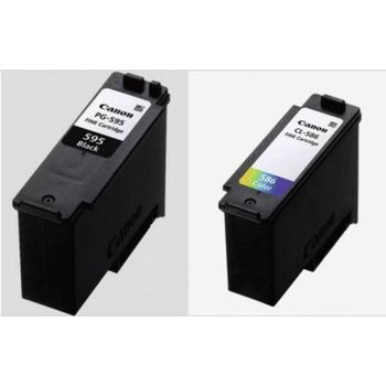 Cartucho de tinta Canon PG595/CL586 Pack doble negro y color 6,7 ml + 9,9 ml