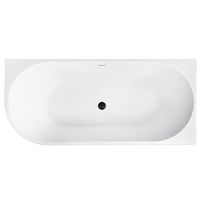 banera de esquina rea wenus 170 derecha tapa cobre cepillado white 170 x 80 x 575 cm
