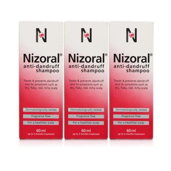 Nizoral Anti-Dandruff Shampoo Triple Pack