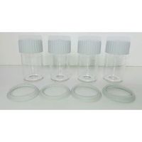 repuesto botellita 10 ml recambio vasito cristal  tapon para medicion en fotometros de la serie md x4ud