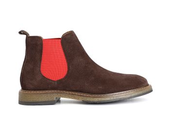 beatles de ante para hombre dark brown