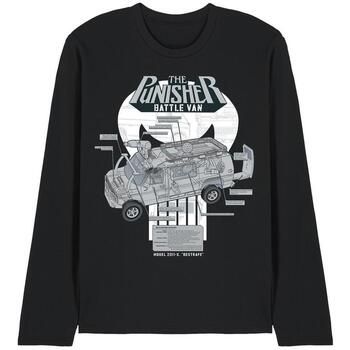 The Punisher Camiseta manga larga Battle Van Specs para mujer