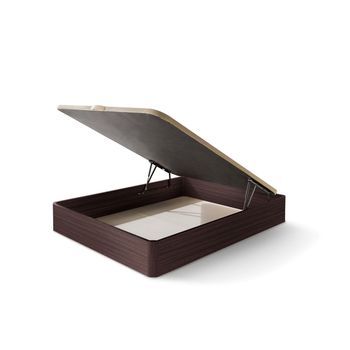 Canapé Diana Abatible De Madera 180x200cm Gran Capacidad Incluye Montaje Wengue