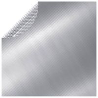 cubierta de piscina pe plateado 488 cm vidaxl