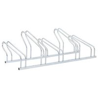 soporte para 5 bicicletas suelo independiente acero galvanizado vidaxl