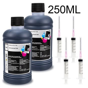 Kit de recarga de tinta universal para impresoras Canon, HP, Epson 301, 302, 304, 305, cartuchos Deskjet, Ecotank, tintas compatibles