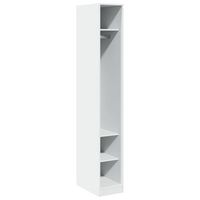 armario de madera de ingenieria blanco 30x50x200 cm vidaxl