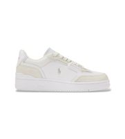 polo ralph lauren para hombre 809p00810002 zapatillas open masters de piel y ante blanco 41 plano cordones casual