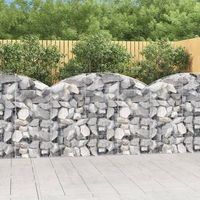 cesta gaviones  gavion para piedras  gavion decorativo forma arco hierro galvanizado 150x30x100120 cm cfw615256
