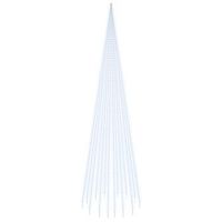 arbol de navidad en asta de bandera 1134 led blanco frio 800 cm vidaxl