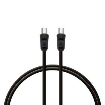 PcCom Essential Coaxial Cable 3C-2V 9.5 mm Macho / 9.5 mm Hembra 3 m Negro