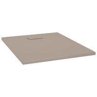 plato de ducha smc marron 100x80 cm vidaxl