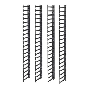 Canaleta para cables APC AR7717A recta vertical negra 42U