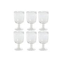 copa set 6 cristal 8x8x14 300ml burbujas
