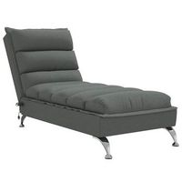 sofa divan  sofa cama de masaje con cojines tela gris oscuro