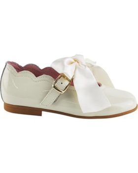 de ANGELITOS FRANCESITA CHAROL LAZO SATEN 1104 BEIGE