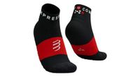 compressport ultra trail socks v2 0 low negro rojo