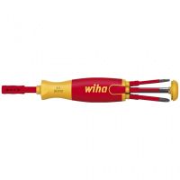 wiha destornillador con 6 puntas cargador liftup phillips electrico
