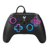 advantage wired controller for xbox series x s with lumectra - black