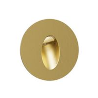 aplique de pared empotrable led bely elite redondo 1w