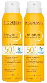 Bioderma Photoderm Bruma Invisible SPF50+ 2x150 ml