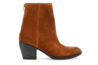 botines de ante con cremallera tan 36
