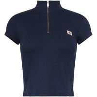 calvin klein jeans tops y camisetas lv047g240g ss woven label 2x2 baby para mujer