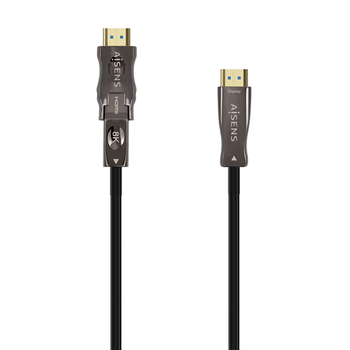 AISENS Cable Hdmi V2 1 AOC Desmontable Ultra Alta Velocidad Hec 8K 60Hz 4K 120Hz 4 4 4 48Gbps A M D A M Negro 20M