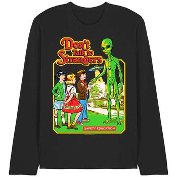 Steven Rhodes Camiseta manga larga Don't Talk To Strangers para hombre