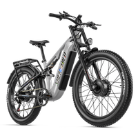 bicicleta electrica shengmilo s600 pro con dos motores bicicleta electrica de montana para hombre bateria de 48v25ahbicicletas electricas 26 pulgadas fat bike urbana bici electrica
