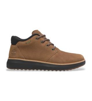 Timberland para hombre. TB0A6A8NEM71 Botas chukka de piel con membrana de Gore-Tex Hudson Road marrón (42), Plano, Cordones, Casual