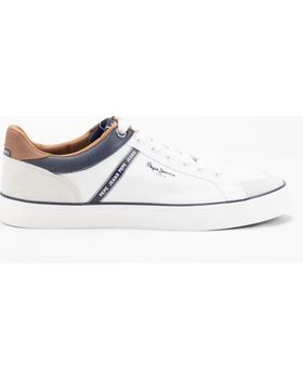 de PEPE JEANS ZAPATILLAS PEPE JEANS KENTON STAGE PMS31073 BLANCAS BLANCO