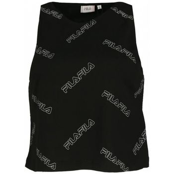 Fila Blusa Janay AOP Cropped Tank Top Black 683305 para mujer