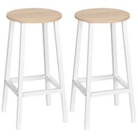taburetes de bar 325x325x65 cm blanco