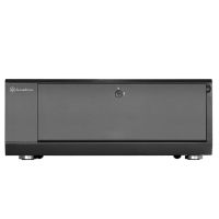 caja pc silverstone gd10 htpc negro atx
