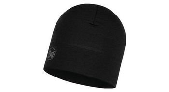 Gorro unisex buff midweight merino negro
