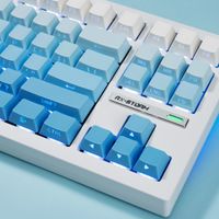 polar day cherry pbt doble disparo impresion lateral brillo a traves de teclas retroiluminadas para teclado mecanico mx 108 96 87 nj80 84 68 64 61