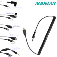 cable de disparo remoto con cable aodelan de 25mm para camaras compatible con modelos c6 c8 n8 n10 s6 s8 p6 f8 a elegir