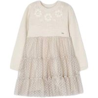 mayoral vestido 4912-ecru para mujer