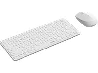 pack teclado  raton - rapoo 9010m inalambrica bluetooth 2400 dpi diseno ultrafino alcance 10m blanco