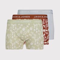 jack  jones calzoncillos trunk 3-pack jaccorals hombre para hombre