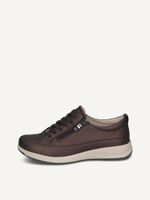caprice low shoes brown made of leather size 38