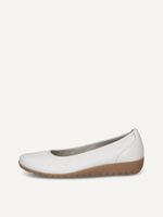 caprice ballerina white made of leather size 40
