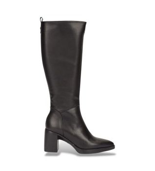 Wonders para mujer. L-1602 Botas L-1602 de piel negro (41), 5 a 8cm, Cremallera, Clásico