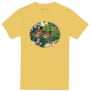 Wildlife Camiseta Apple Blossom Time para mujer