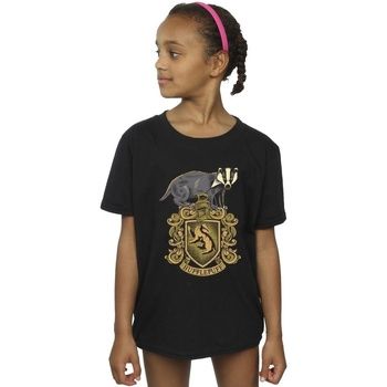 Harry Potter Camiseta Hufflepuff para niña