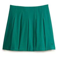 falda wilson classic pleated verde