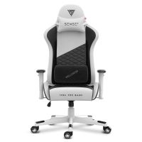 sense7 spellcaster senshi edition silla gaming de ecopiel ergonomico soporte lumbar blanco