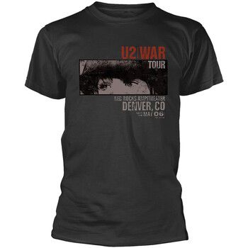 U2 Tops y Camisetas War Red Rocks para mujer