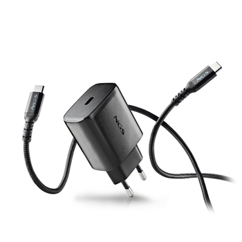 CARGADOR DE PARED NGS BUD 45W GaN 1xUSB-C INCLUYE CABLE DE CARGA